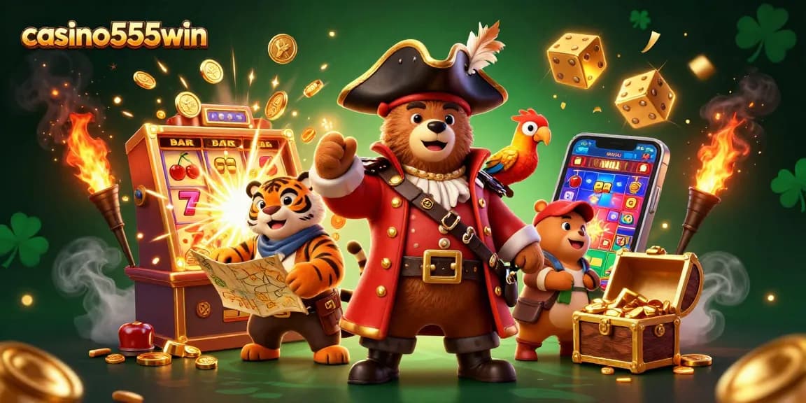 Experience thrilling wins at casino555win with vibrant 3D casino illustrations showcasing exciting jackpots.