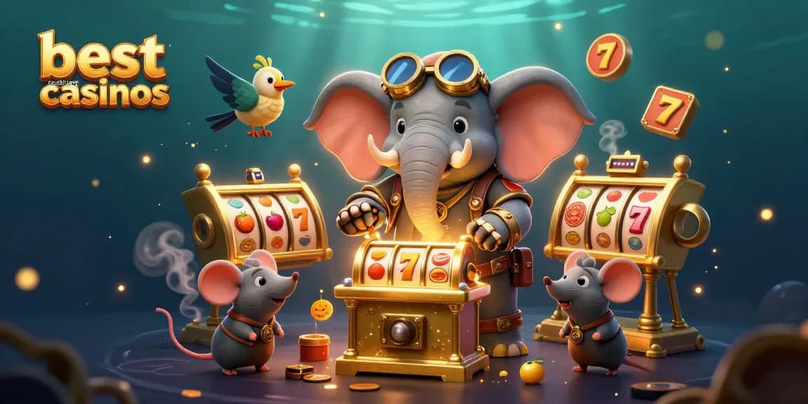 Experience the excitement at the best credit card casinos with dynamic slot machines and vibrant game elements.