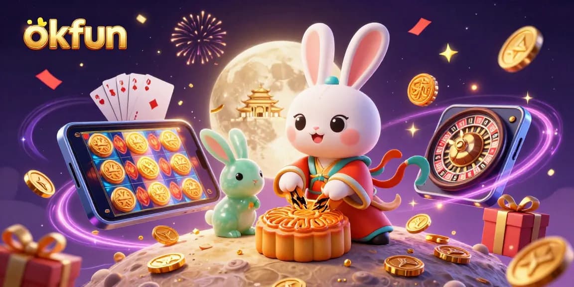 Celebrate with okfun's vibrant casino scene featuring lucky charms and gambling thrills.