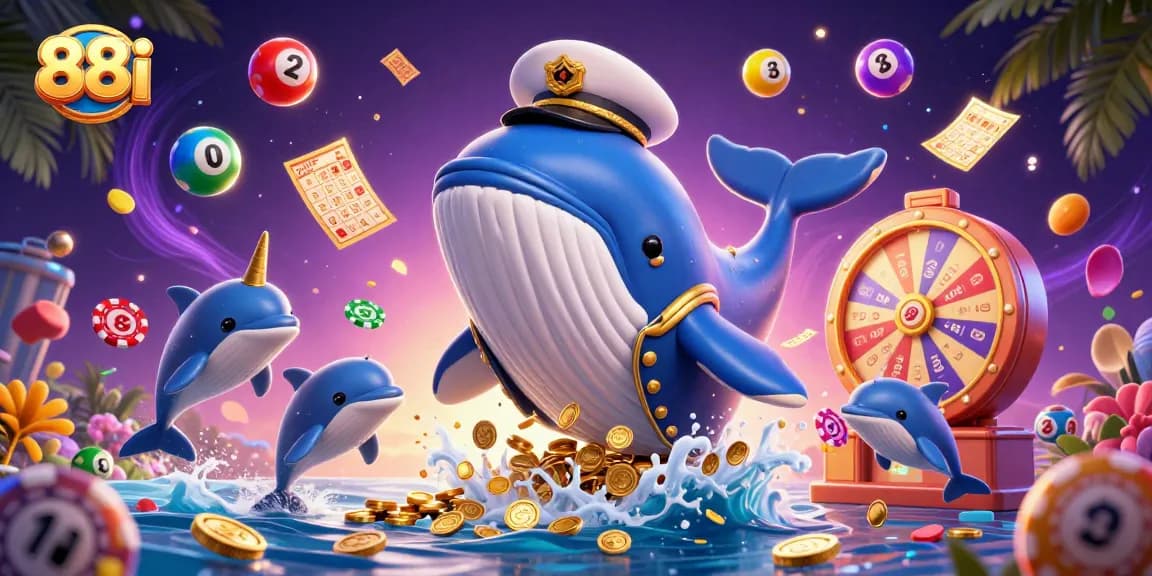 Celebrate your wins at 88i with an exciting 3D casino scene full of fun gaming elements.