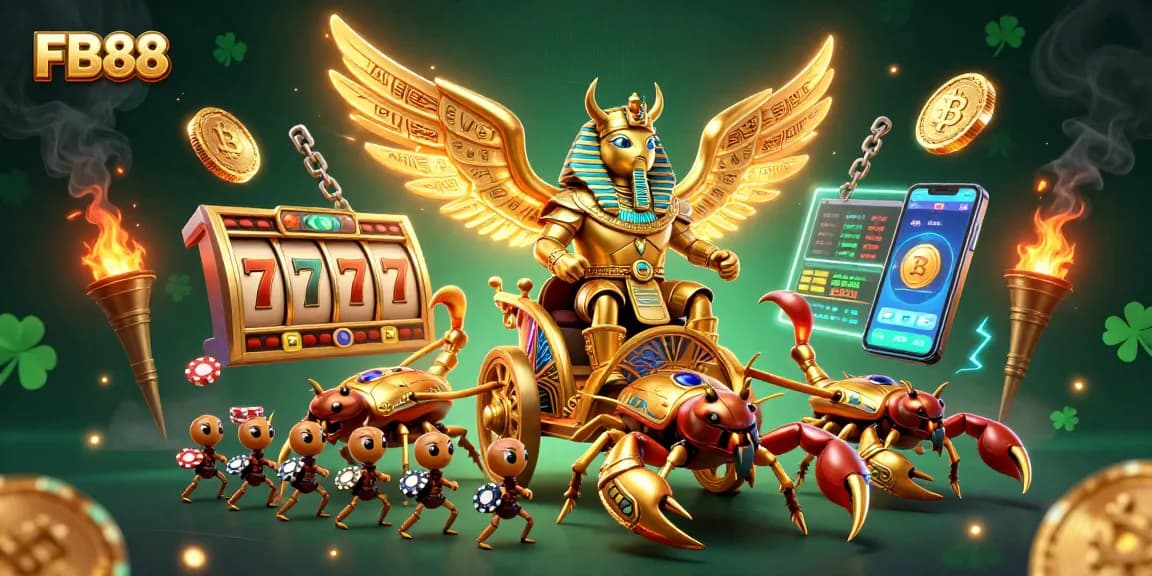 Engage with thrilling slots at FB88 featuring vibrant characters and jackpot excitement.
