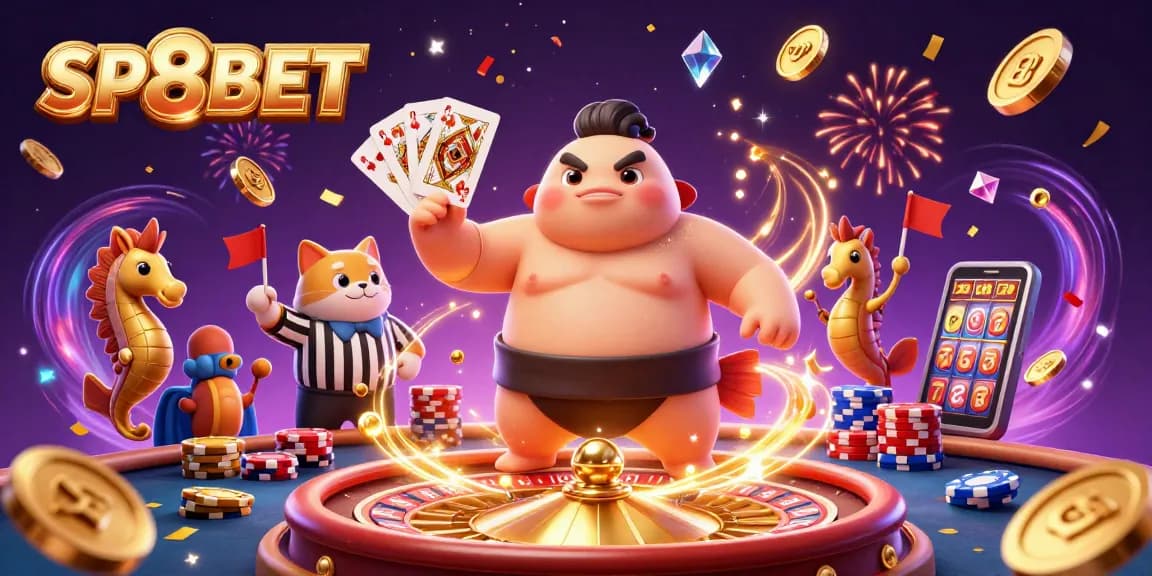 Join the excitement at SP8BET with dynamic casino action in a colorful underwater setting!