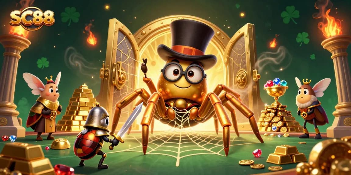 Engage in thrilling gameplay with SC88 as adventure unfolds in a vibrant, casino-themed setting.