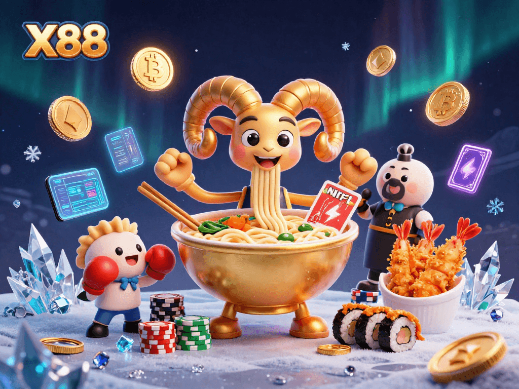X88 engages players with a colorful 3D casino extravaganza featuring unique characters and dynamic game elements.