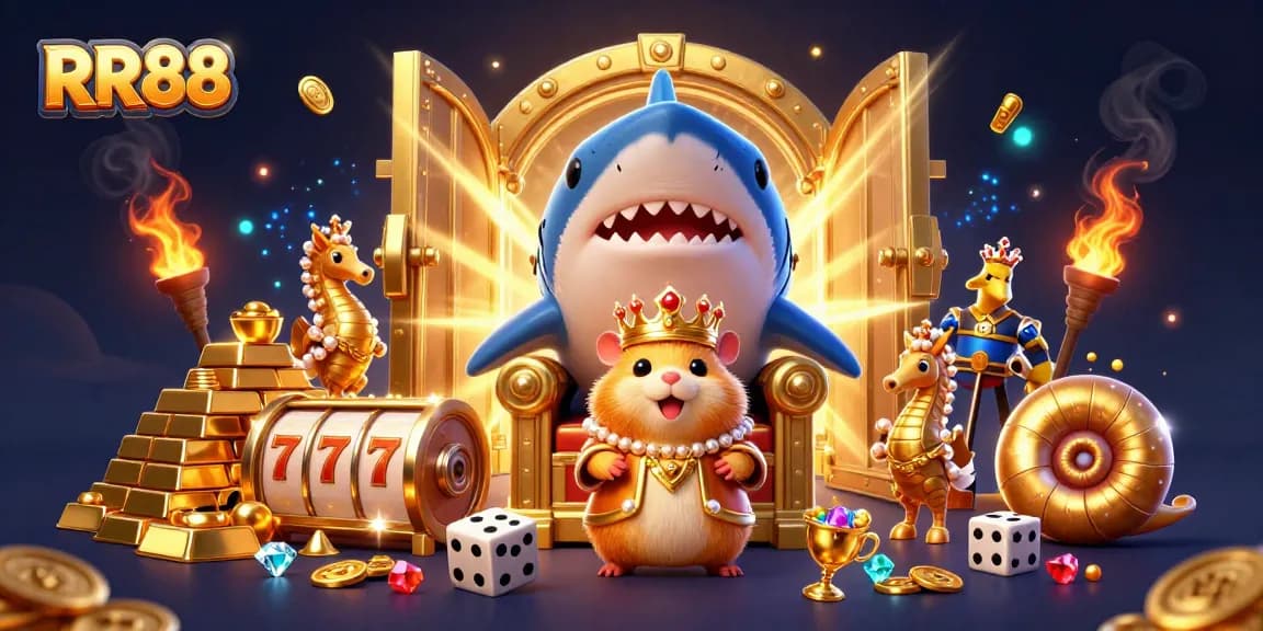 RR88 excels with vibrant slot games and a unique throne scene for players to immerse in excitement.