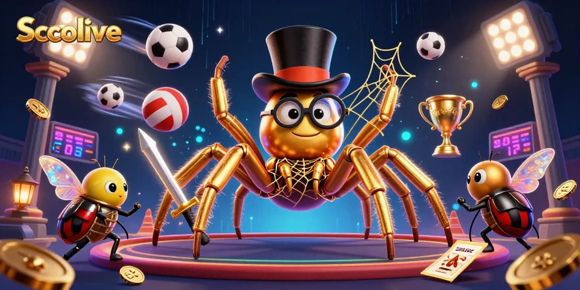 Watch Socolive for live sports with a dynamic 3D scene depicting thrilling gameplay action.