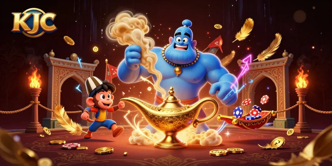 KJC delivers immersive online gaming experiences with vibrant characters and magical elements.