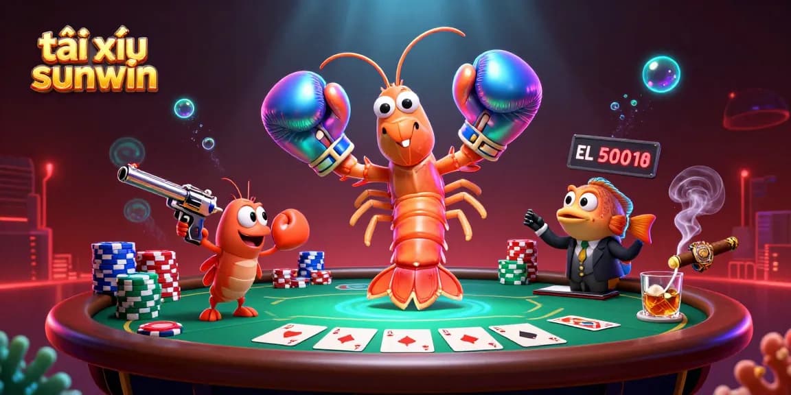 Engage in thrilling tài xỉu sunwin excitement with colorful characters and lively casino elements.