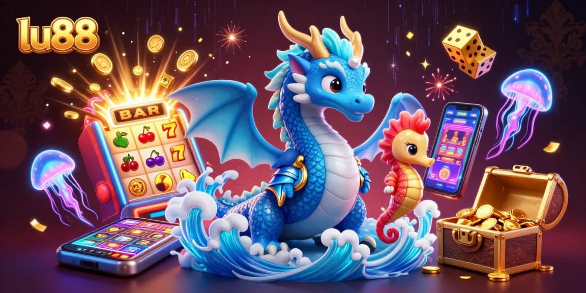 Experience thrilling jackpot moments at lu88 with a spectacular casino scene bursting with excitement.