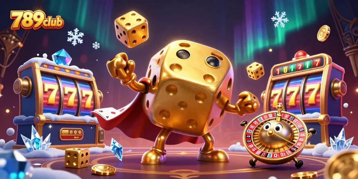 Experience thrilling wins at 789club as golden dice and jackpot excitement flourish in a vibrant casino scene.