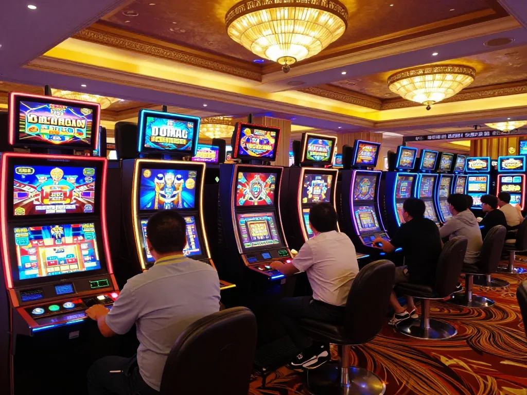 Players winning big at QQ88 COM slot machines, showcasing the excitement of casino games.