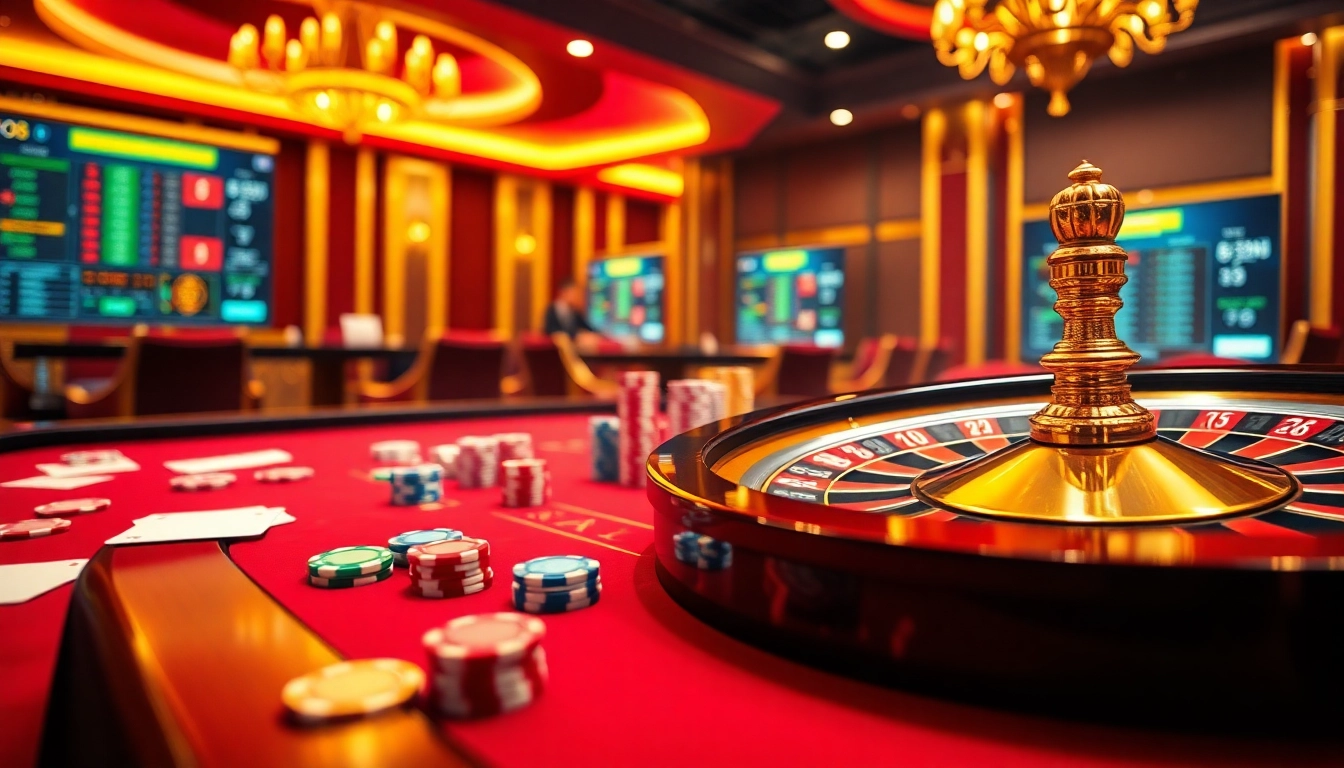 Experience thrilling gameplay at FO88.COM with vibrant casino visuals featuring poker chips and roulette action.