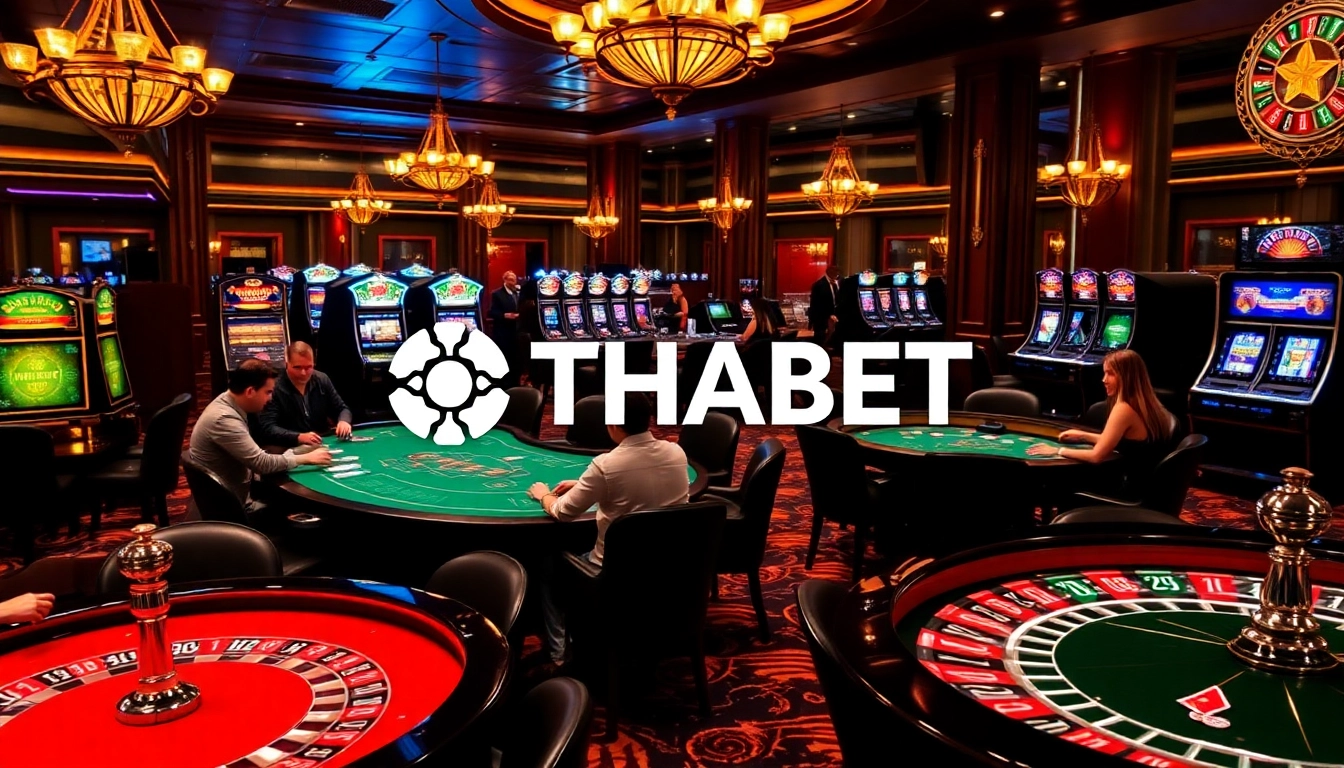 Experience thrilling gameplay with THABET at vibrant casino tables and exciting slot machines.