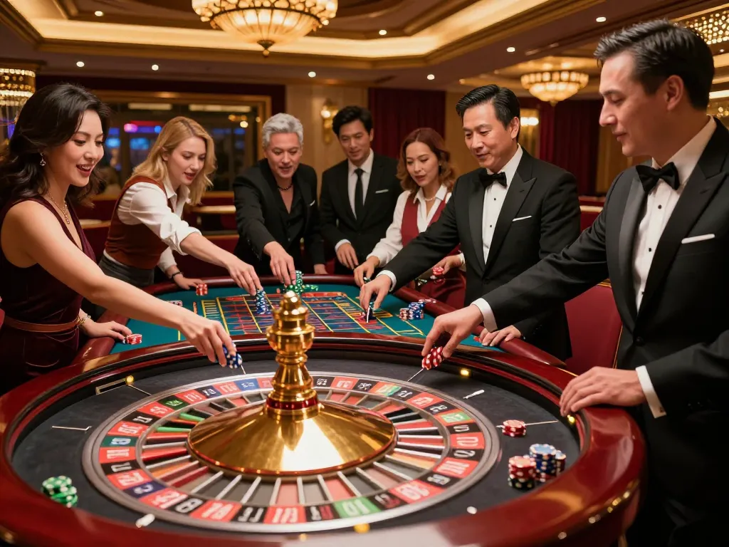 Experience thrilling roulette gameplay at lu88 com with vibrant casino atmosphere
