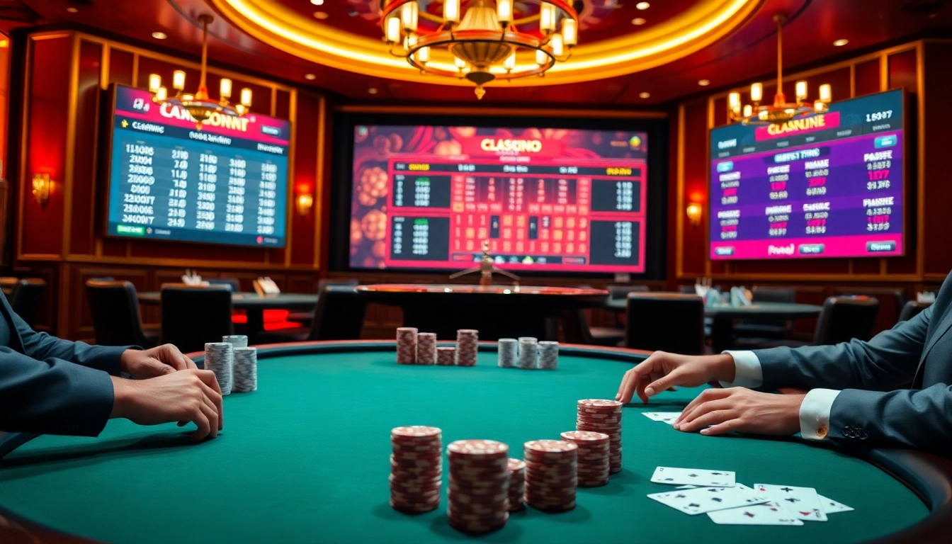 Engage in thrilling play at https://88vv.help/ with poker chips and cards at an upscale casino table.