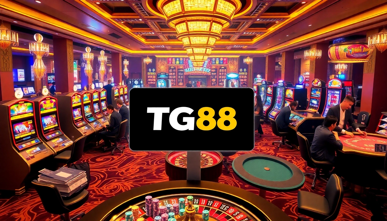 Experience luxury gaming at TG88 with vibrant tables and immersive slots.