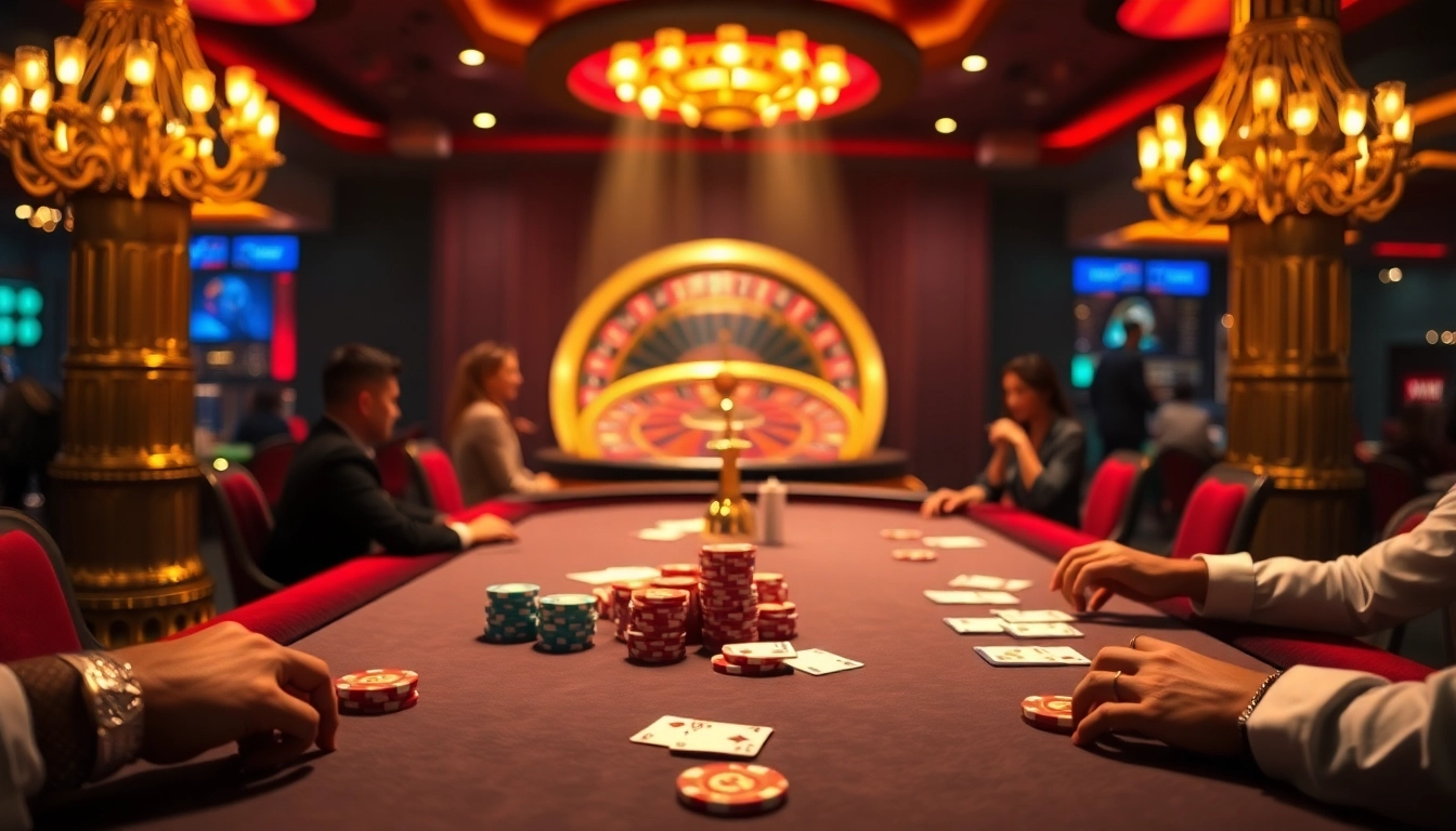 Experience thrilling poker with top odds at https://99okwin.live in a luxurious casino setting.
