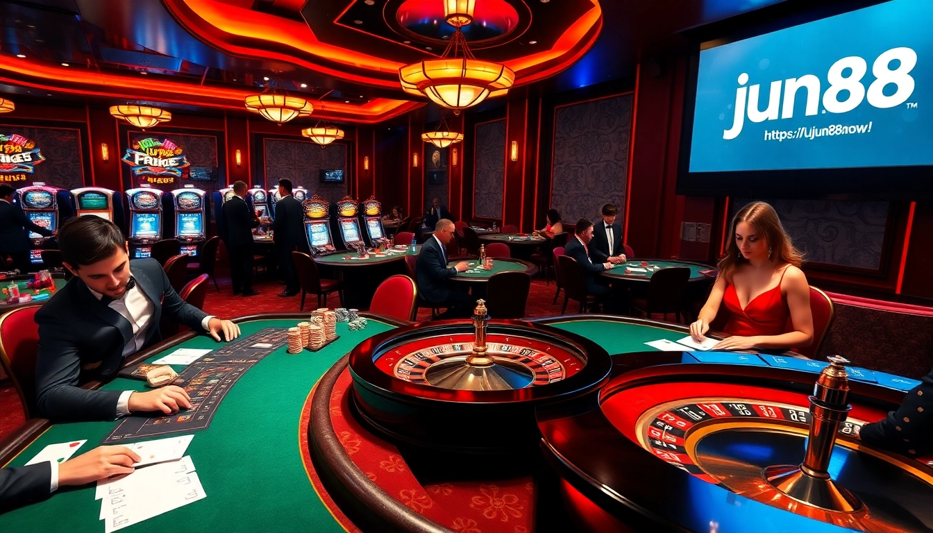 Experience high-stakes gaming at https://jun88.now/ as players enjoy luxurious casino tables and thrilling betting action.