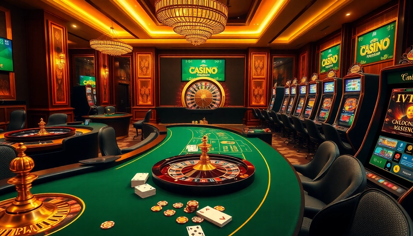 Thrilling online gambling scene showcasing casino games like blackjack and roulette at https://gg88.to/.