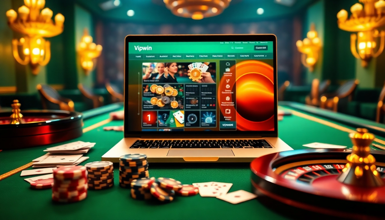 Experience the excitement of vipwin with vibrant casino tables and engaging gameplay.