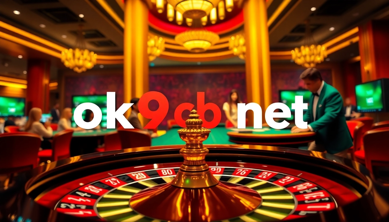 Experience thrilling online gambling at ok9.gb.net with live casino action and vibrant gaming elements.