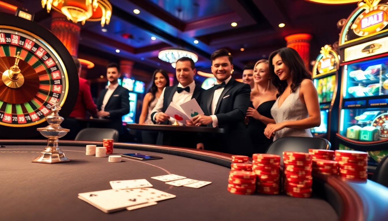 Exciting gameplay at เว็บตรง soibet casino with vibrant roulette and blackjack tables