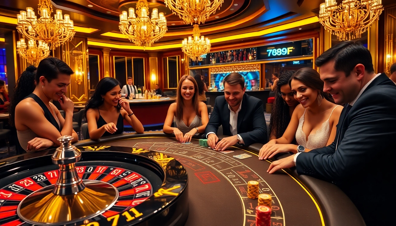 Experience the excitement at 789F casino with luxurious roulette and poker action.