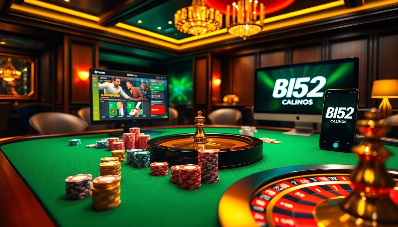 Playing at the B52 casino table, showcasing vibrant poker chips and an exciting roulette atmosphere.