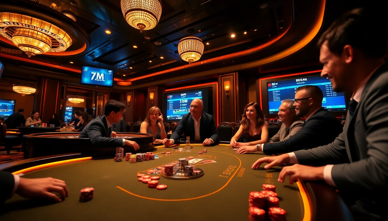 Experience the thrill of winning with 7M odds at a luxurious poker table.