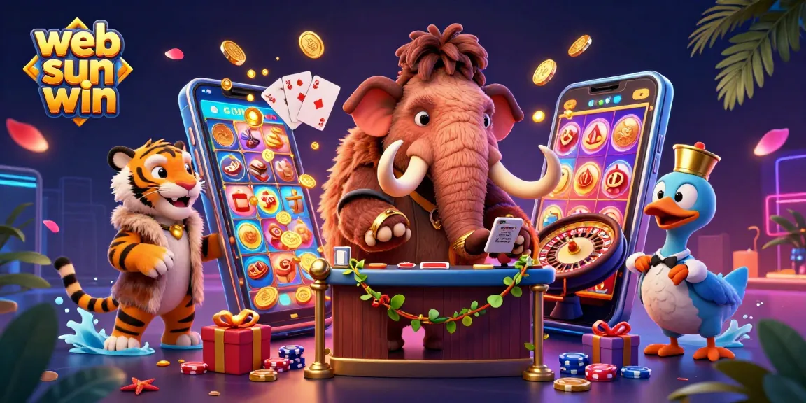 Engage in thrilling games at web sun win with vibrant characters, slot games, and casino excitement.
