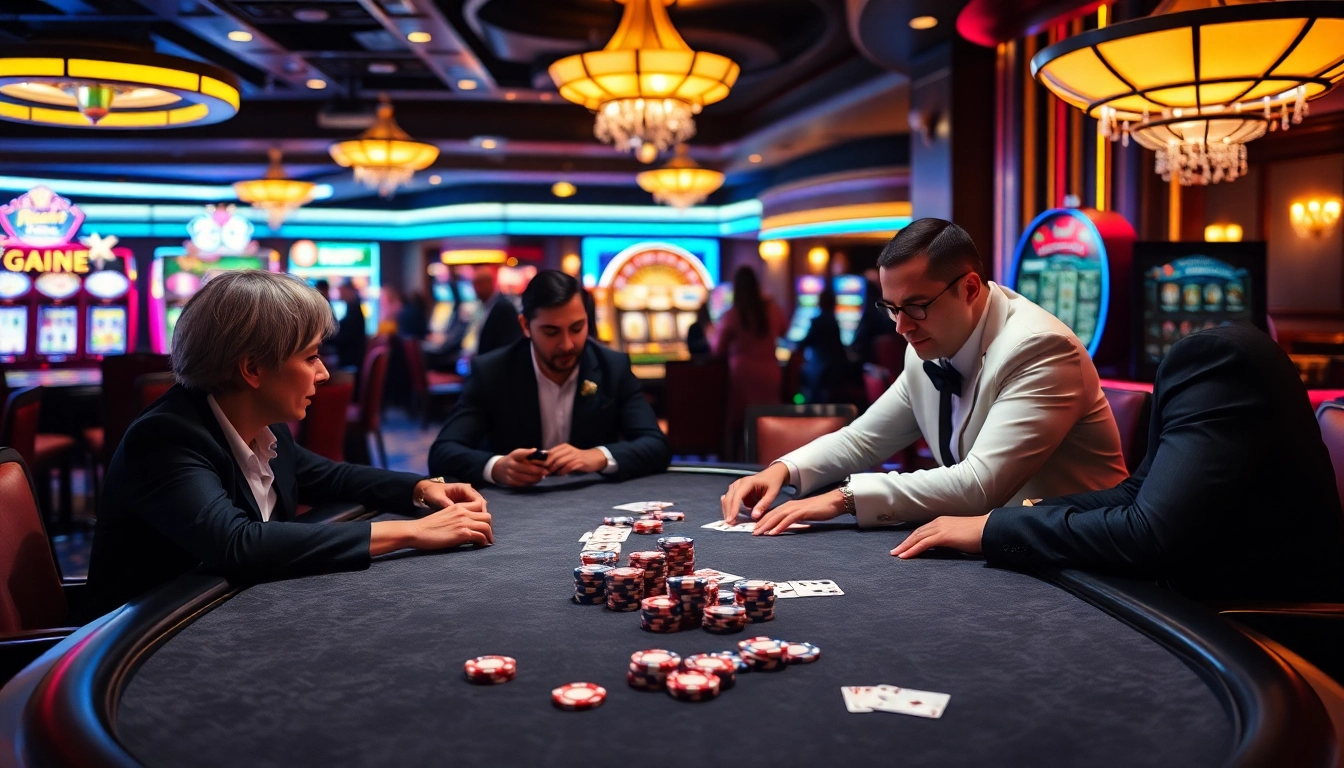 High stakes poker at RR88 casino with luxurious ambiance and action-packed gameplay.