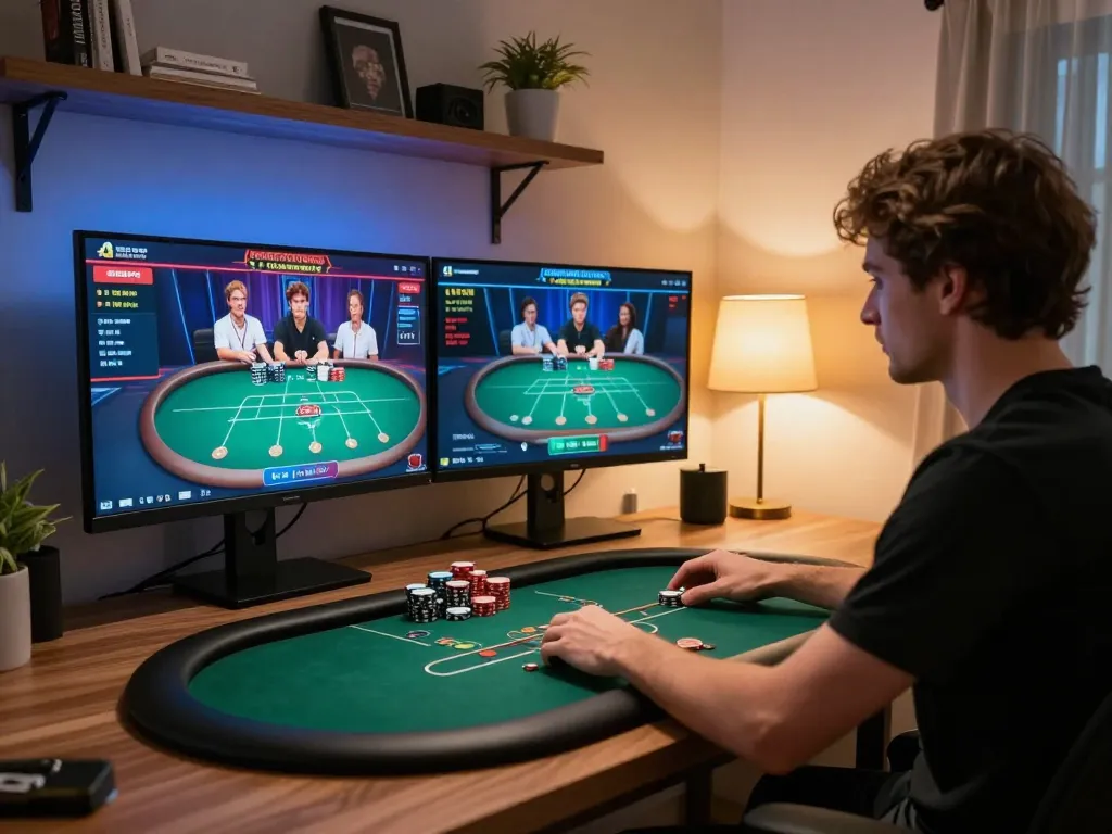 Experience high-stakes poker action at https://92slot.net/ from the comfort of home.