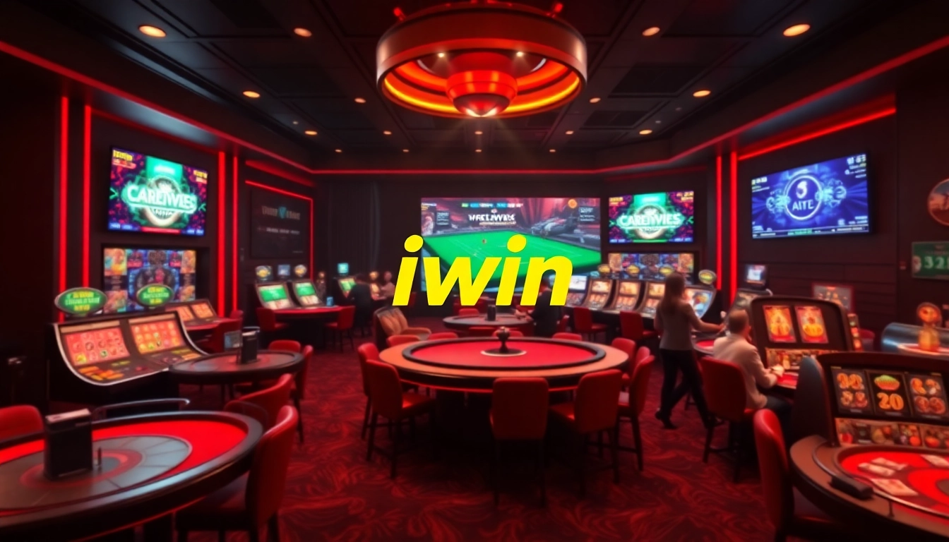 Experience the excitement of iwin with a luxurious casino setup and diverse gaming options.
