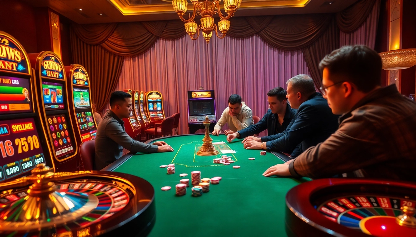 NOHU666 captures the excitement of casino gaming with vibrant tables and thrilling atmosphere.