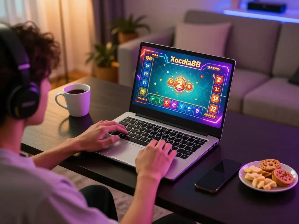Xocdia88 gameplay experience showcasing a player engaged in an online xóc đĩa game.