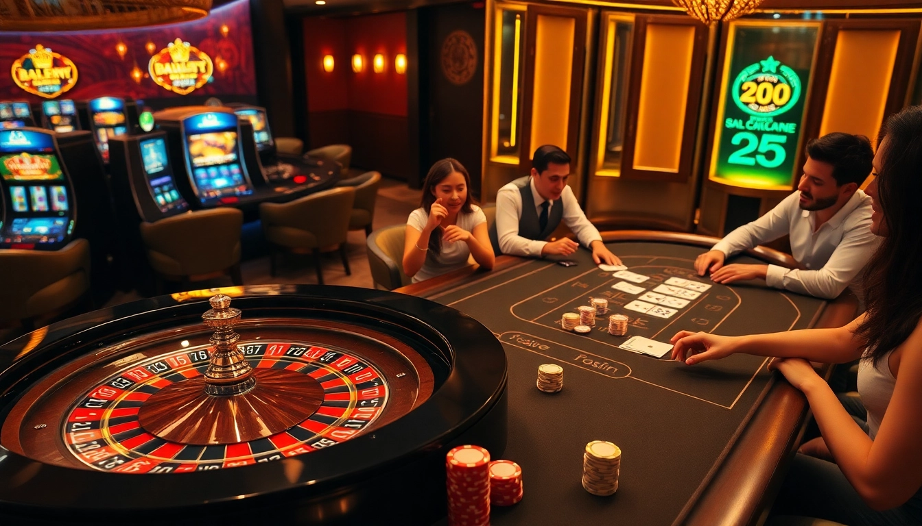 Experience the excitement of Trang chủ rr99 with players engaging at a luxurious casino table.