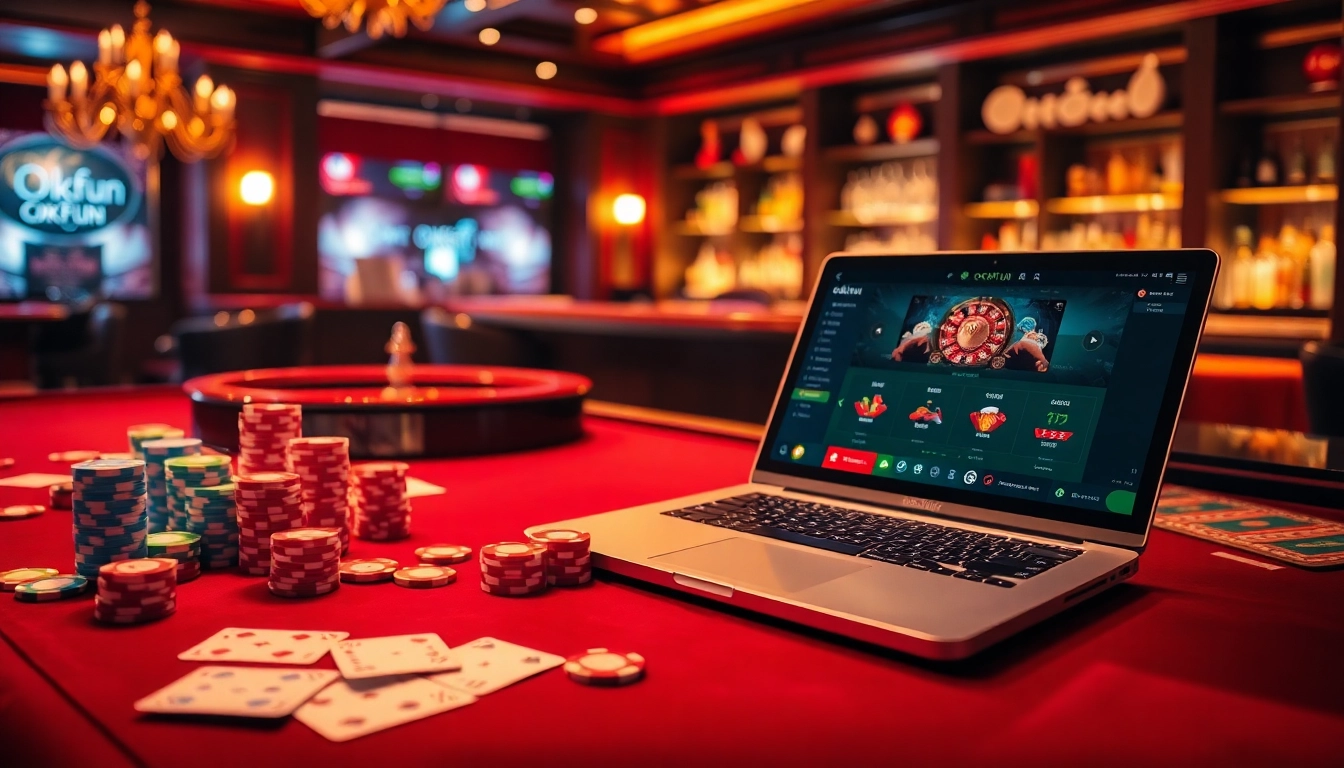 Experience thrilling gambling action on https://okfun.cn.com/ with vibrant casino visuals and exciting gaming elements.