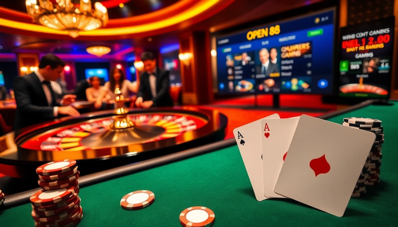 Experience the thrill of gambling at nhà cái OPEN88 with high-stakes poker and roulette.