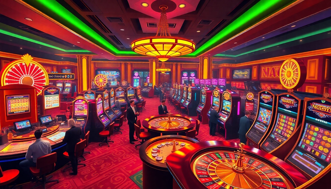 Experience the thrill of BDTK1 at an upscale casino, alive with games and excitement.