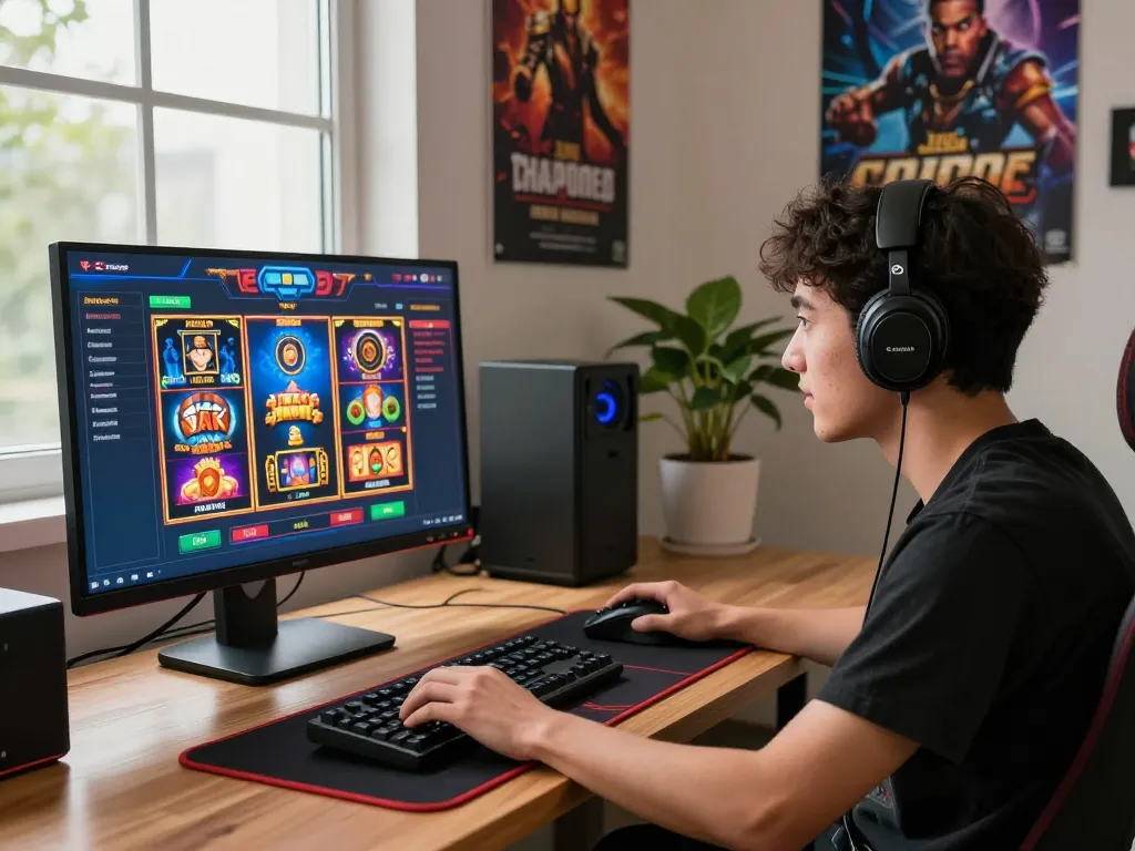 Engaging player enjoying online gaming at https://open88.supply/ with vibrant graphics and immersive atmosphere.