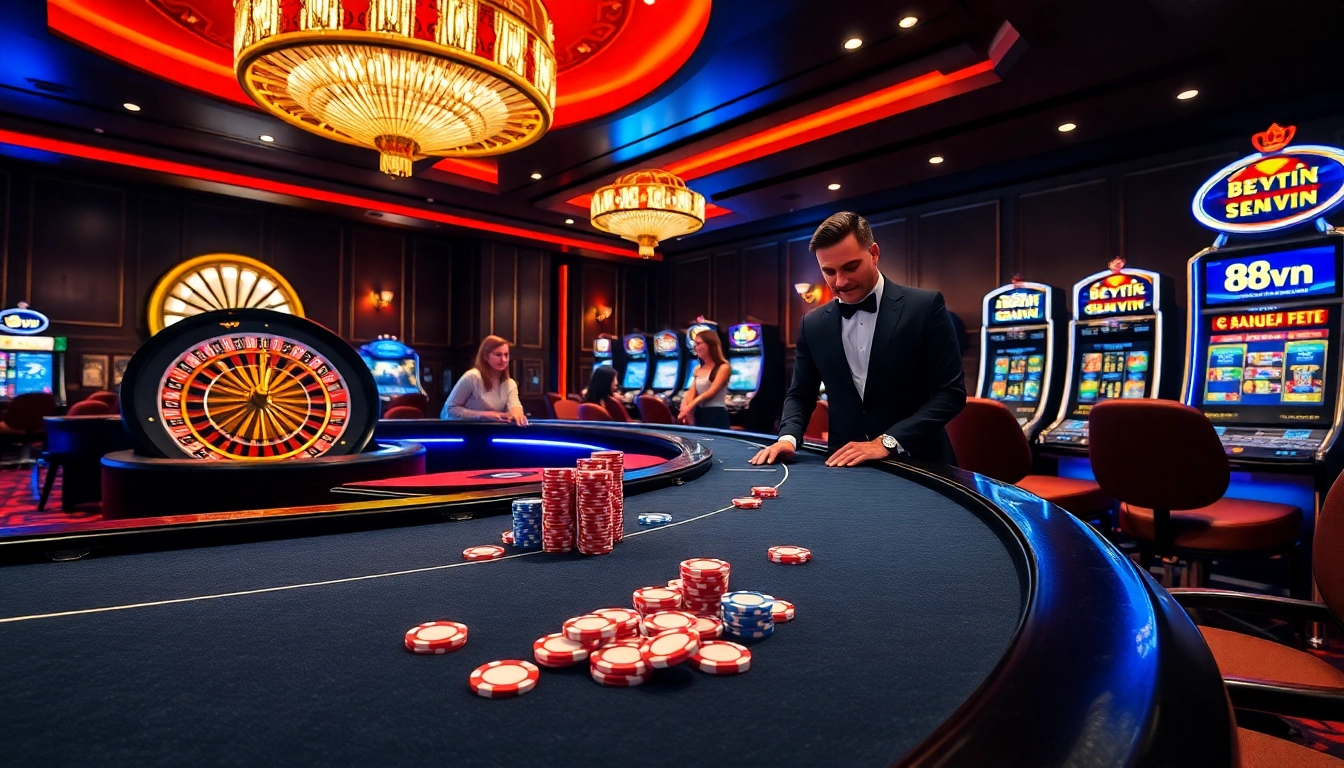Experience high-stakes gambling at 88vn with thrilling casino games and vibrant slot machines.
