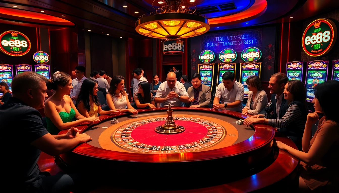 Experience high-stakes gambling at ee88 with engaging poker and vibrant slot games.