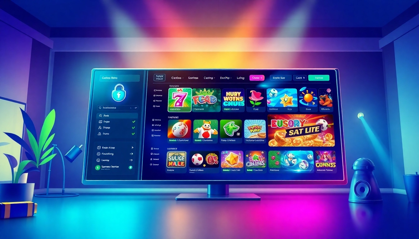Explore the interactive SV66 online gaming platform featuring vibrant interfaces and exciting game options.