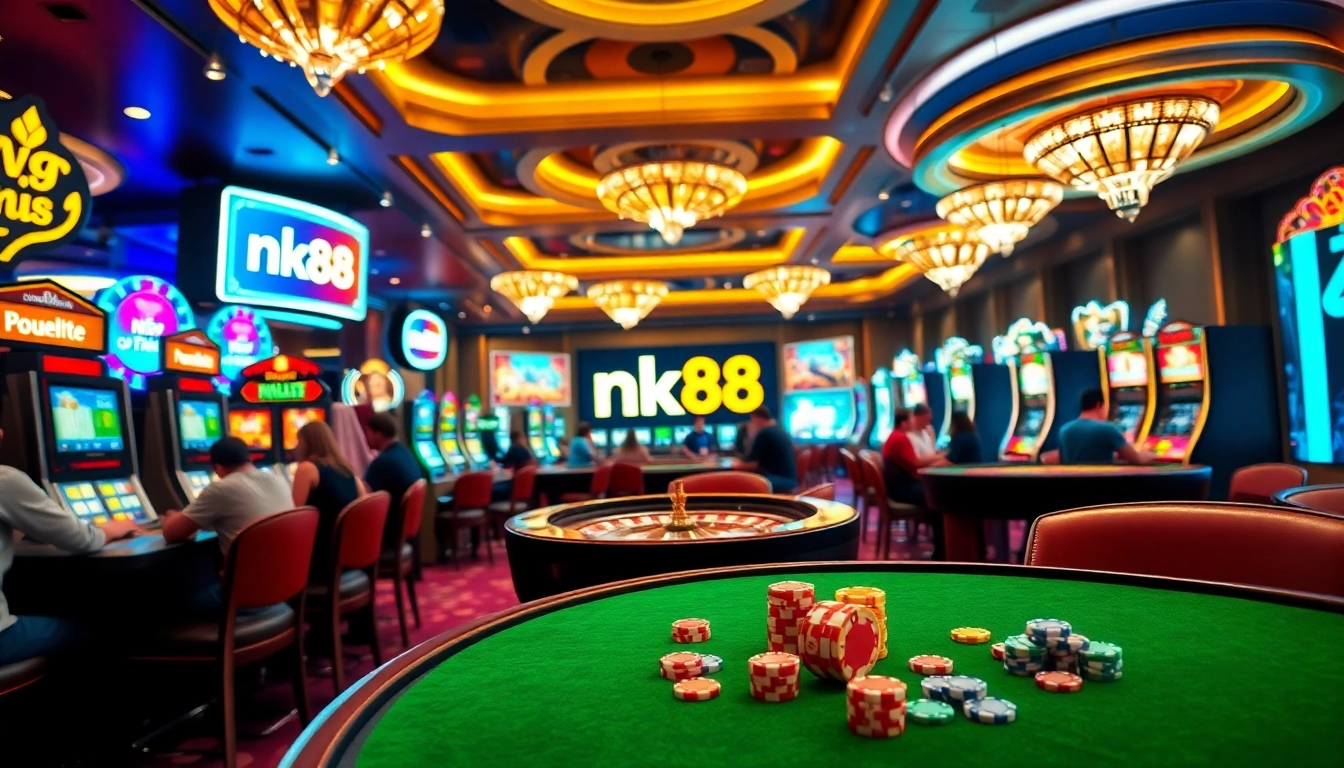 Experience the thrill of gaming at nk88 casino with vibrant tables and exciting action.