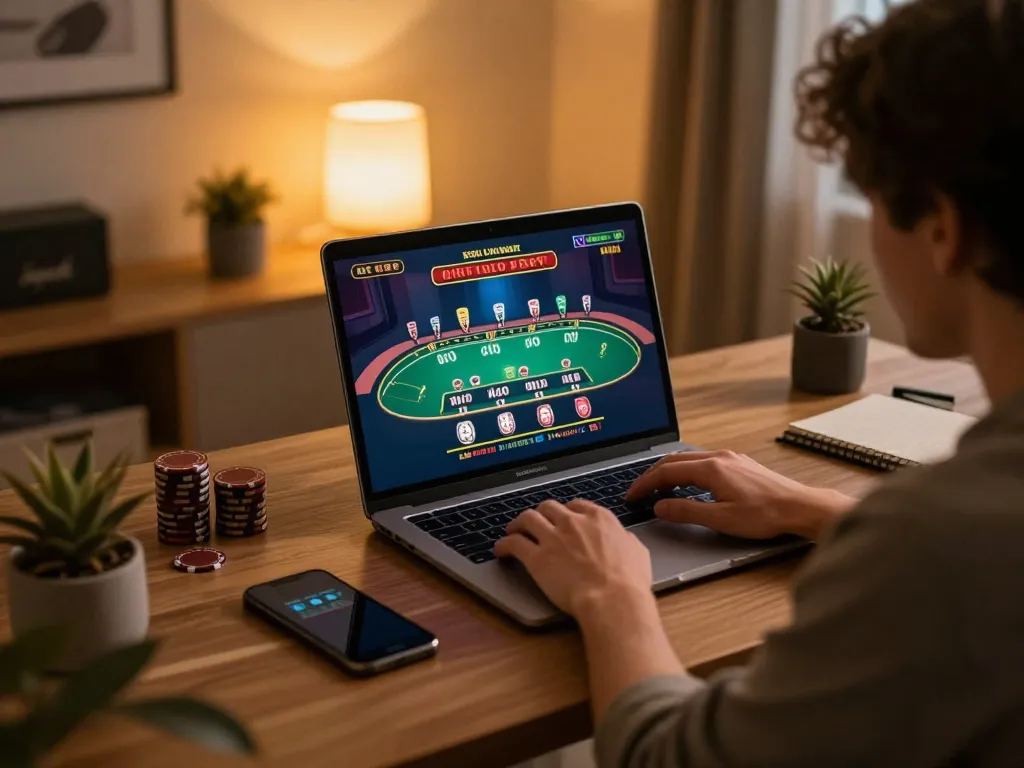 Engaging online gaming experience with F8bet blackjack at home.