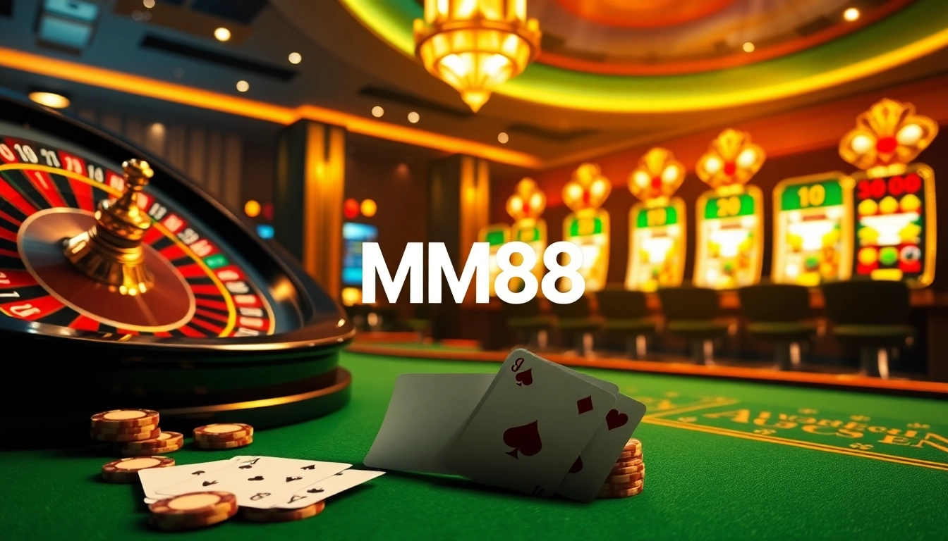Participate in thrilling online games at https://mm88.press/, showcasing luxurious casino tables and engaging gaming visuals.