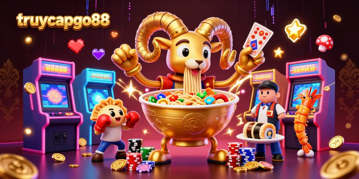 Engage with the thrilling world of truycapgo88 featuring vibrant casino characters and game elements.