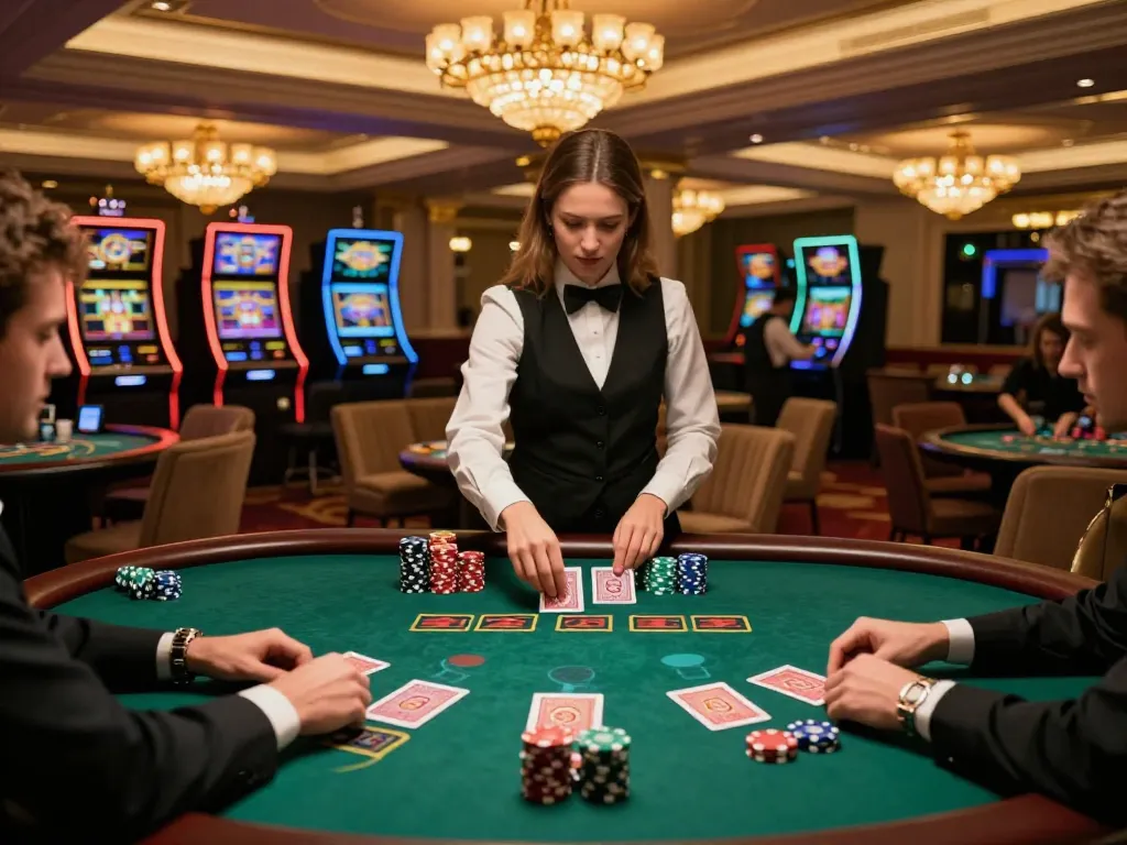 Engaged players at a blackjack table enhance the excitement of https://tt88n0hu.com/ with cheers and strategy.
