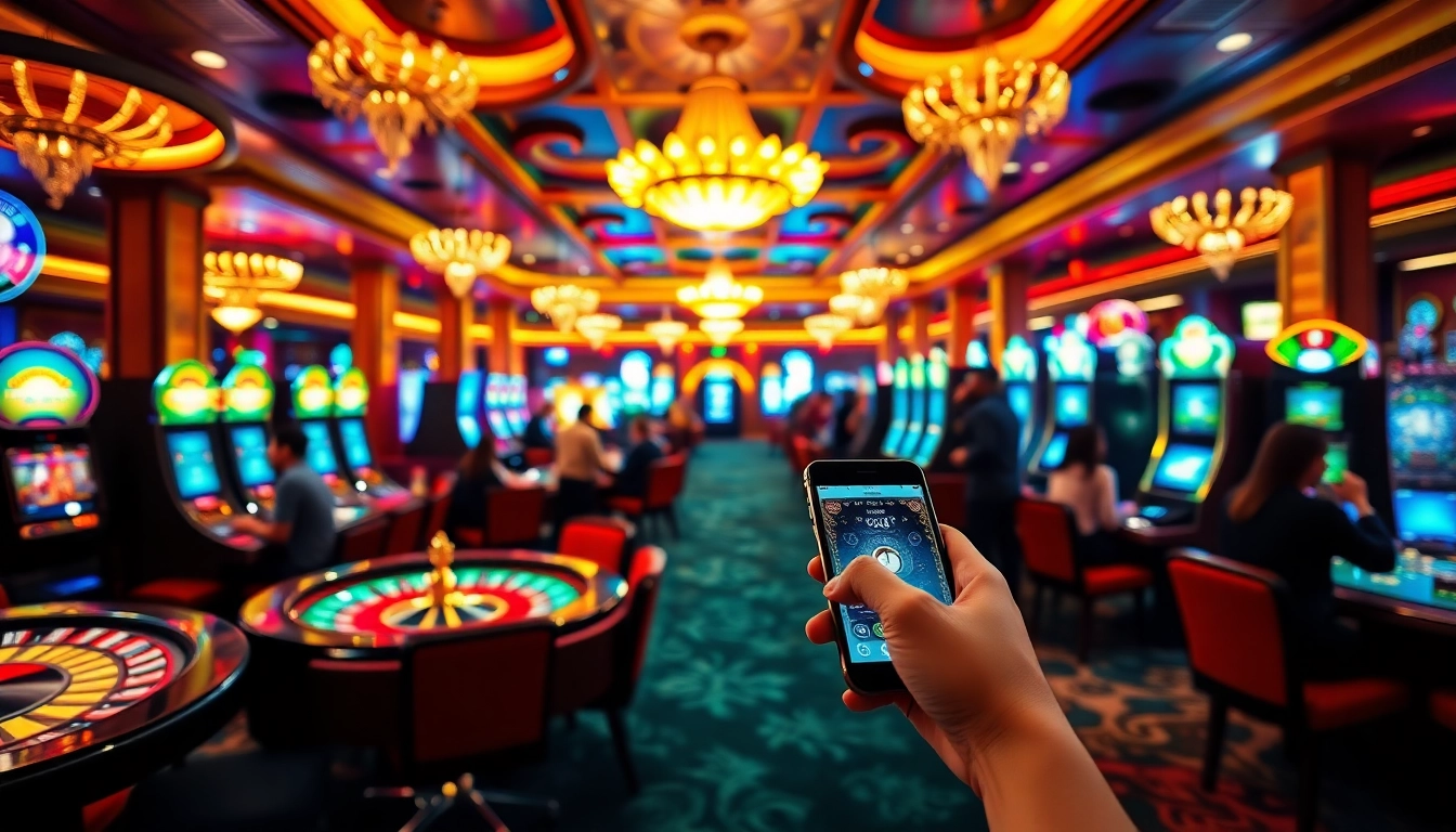 Engaging users with tải sunwin on mobile amid vibrant casino excitement and games.