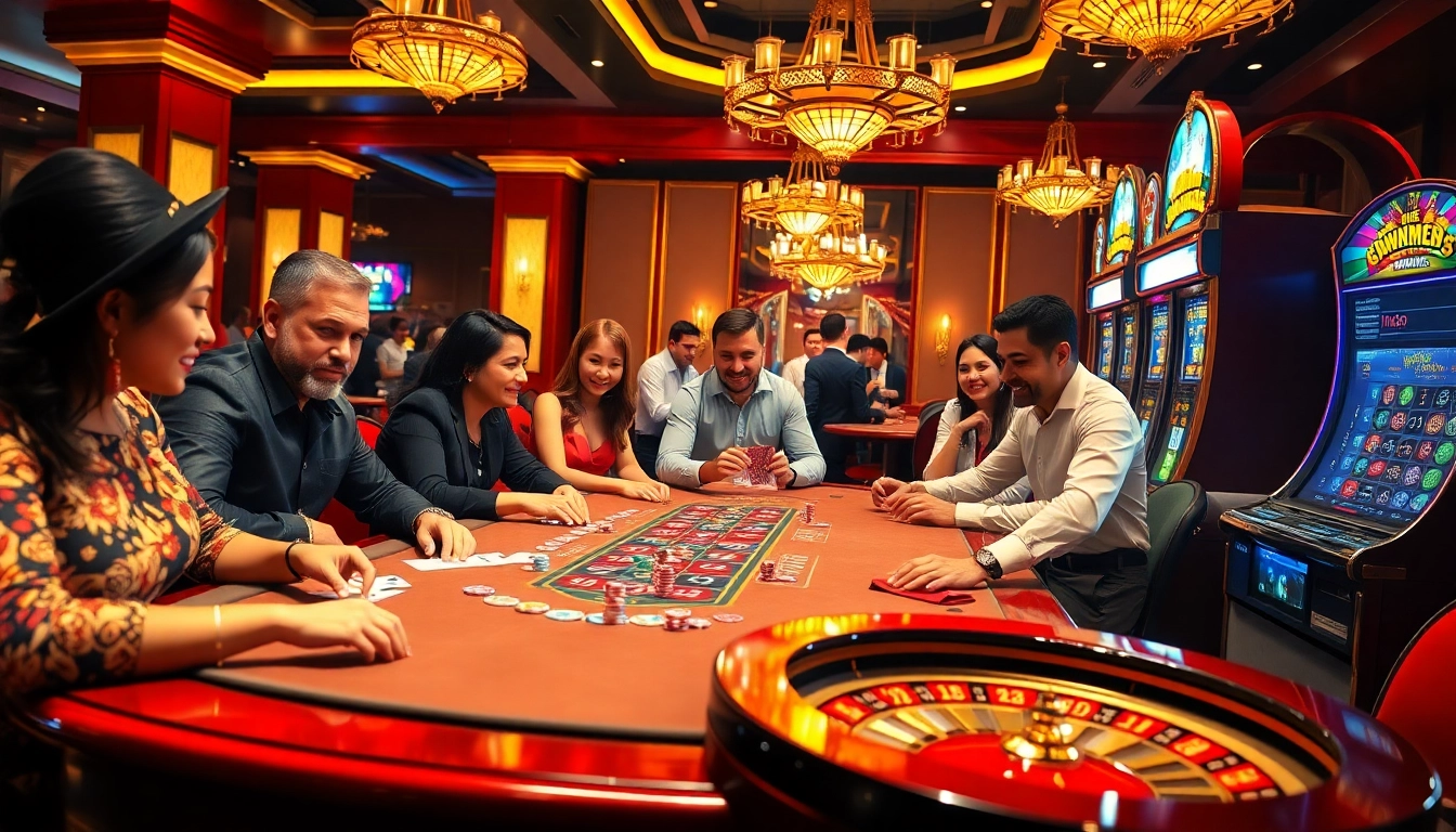 Experience vibrant gameplay at https://twin68.world/ with players enjoying thrilling casino games and winning moments.